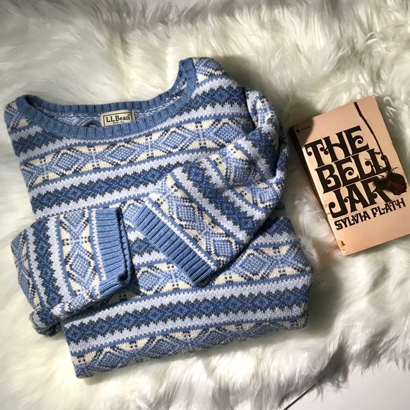 L.L. Bean Sweaters - Vintage Oversize XL Blue Pullover Cozy Sweater